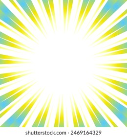 Colorful gradient concentrated line material