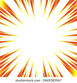 Colorful gradient concentrated line material