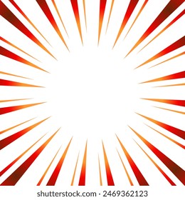 Colorful gradient concentrated line material