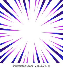 Colorful gradient concentrated line material