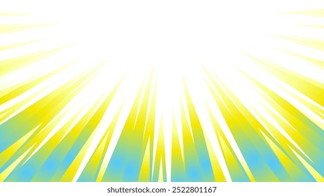 Colorful gradient concentrated line material