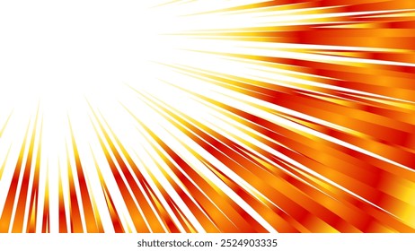 Colorful gradient concentrated line material