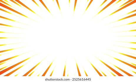 Colorful gradient concentrated line material