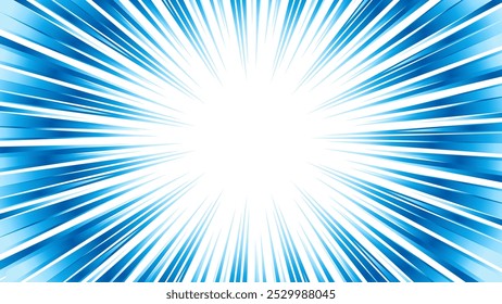 Colorful gradient concentrated line material