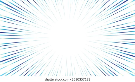 Colorful gradient concentrated line material