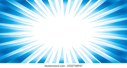Colorful gradient concentrated line material