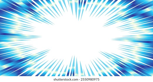 Colorful gradient concentrated line material