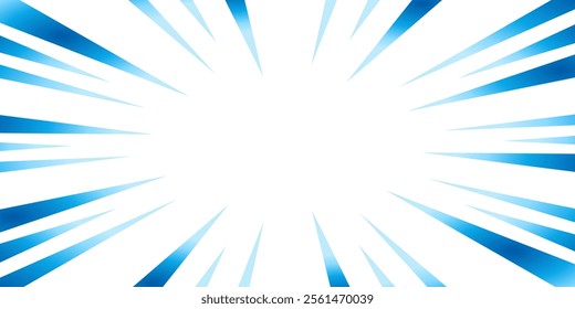 Colorful gradient concentrated line material
