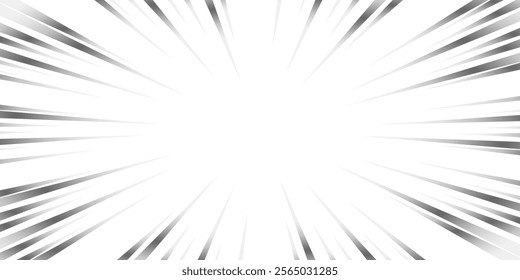 Colorful gradient concentrated line material