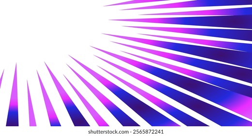 Colorful gradient concentrated line material