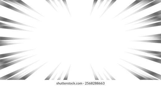 Colorful gradient concentrated line material
