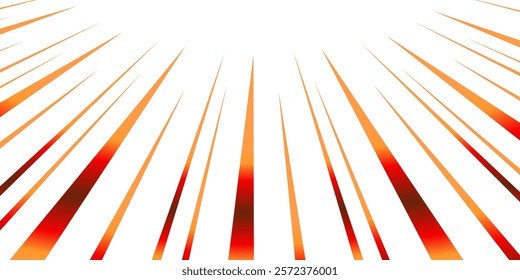 Colorful gradient concentrated line material