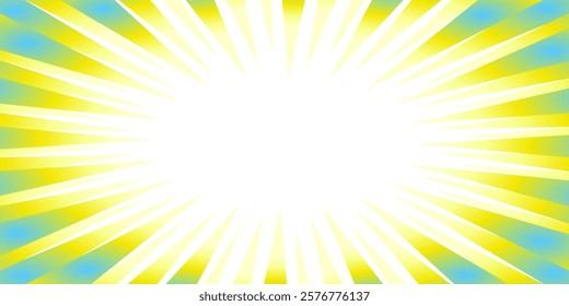 Colorful gradient concentrated line material