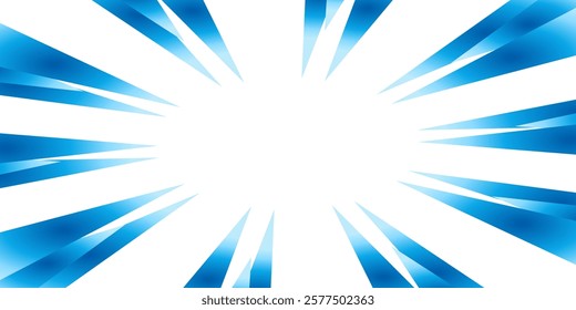 Colorful gradient concentrated line material