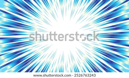 Colorful gradient concentrated line material