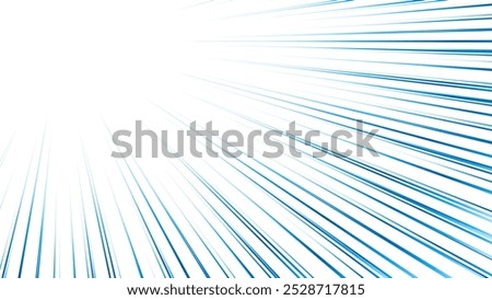 Colorful gradient concentrated line material