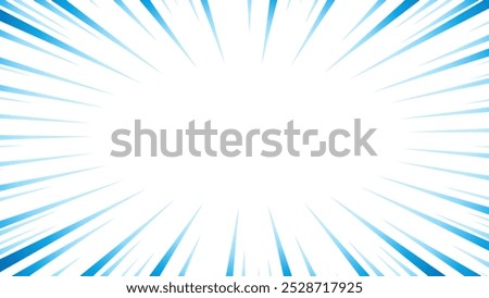 Colorful gradient concentrated line material