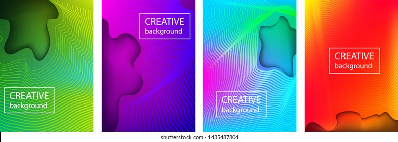 Colorful gradient cover design with abstract lines and geometric pattern.