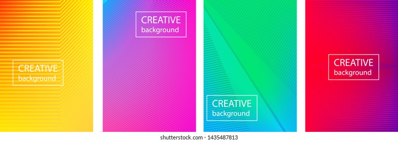 Colorful gradient cover design with abstract lines and geometric pattern.