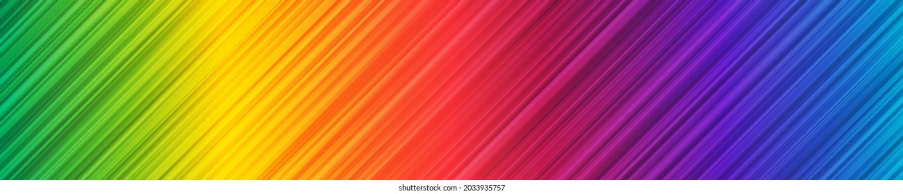 Colorful gradient diagonal stripes. Many random transparent overlapped lines. Vector illustration