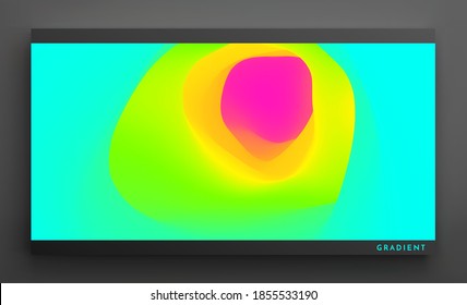 Colorful gradient fluid backgrounds with dynamic liquid forms. Covers design template for flyer leaflet, brochure design, report, presentation or magazine. Vector illustration.