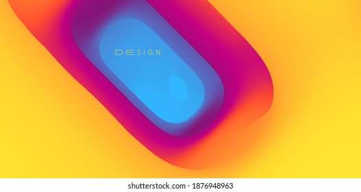 Colorful gradient fluid backgrounds with dynamic liquid forms. Covers design template for flyer leaflet, brochure design, report, presentation or magazine. Vector illustration.