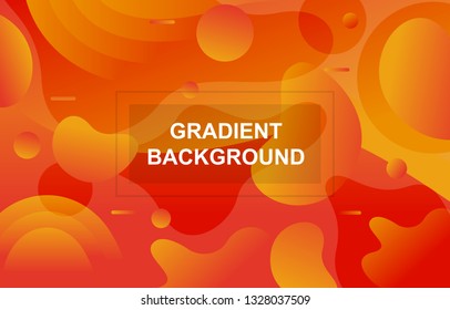 Colorful Gradient Fluid Liquid Geometric Dynamic Shape Background