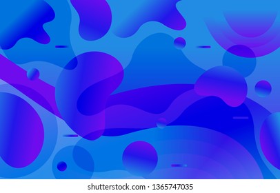 Colorful Gradient Fluid Liquid Geometric Dynamic Shape Background
