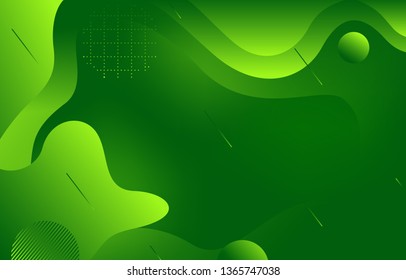 Colorful Gradient Fluid Liquid Geometric Dynamic Shape Background