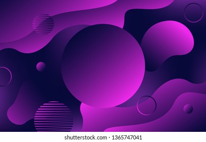 Colorful Gradient Fluid Liquid Geometric Dynamic Shape Background