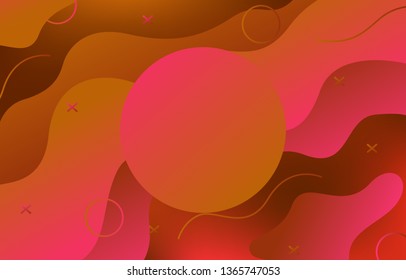 Colorful Gradient Fluid Liquid Geometric Dynamic Shape Background