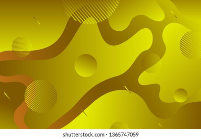 Colorful Gradient Fluid Liquid Geometric Dynamic Shape Background