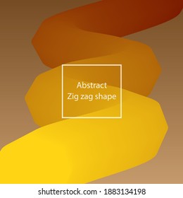 Colorful gradient fluid shape on brown background.
