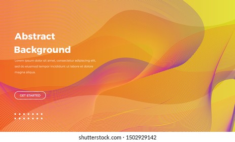 Colorful gradient fluid shapes background