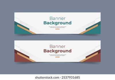 Colorful gradient fluid wave banner design