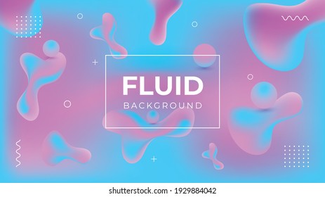 Diseño de fondo de vectores de fluido gradiente colorido para Banner, afiche, Fondo, Tarjeta, Ilustración del Libro, página de inicio, sitio web