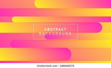 Colorful gradient geometric background. Abstract dynamic shapes composition design. Vector Illustration