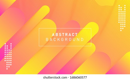 Fondo geométrico degradado colorido. Diseño de composición de formas dinámicas abstractas. Ilustración vectorial