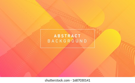 Fondo geométrico degradado colorido. Diseño de composición de formas dinámicas abstractas. Ilustración vectorial