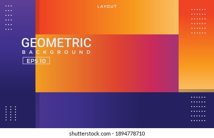 Fondo geométrico de gradiente colorido. Perfecto para folletos de cuadernos, libros de texto, papel de cuaderno, libro, plantilla de revista.