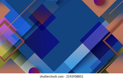 Colorful gradient geometric background. Suitable for presentation and etc.