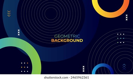 colorful gradient geometric background. suitable for banner, poster, wallpaper, website, presentation.