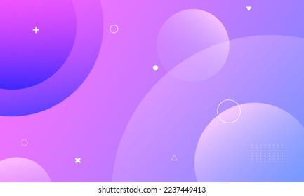 Colorful gradient geometric shapes background. Eps10 vector