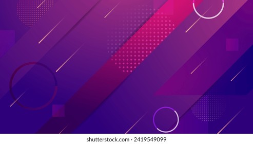 Colorful gradient geometric shapes background vector design in eps 10