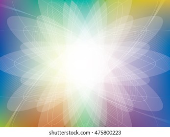 Colorful gradient geometric vector background abstract