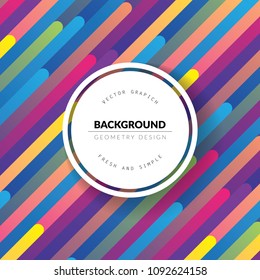 colorful gradient geometry. background design