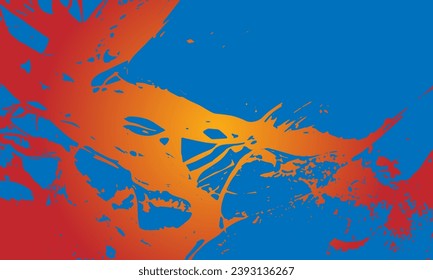 Colorful gradient grunge background. Vector