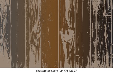 Colorful gradient grunge background. Vector background, banner, wallpaper, cover. Wood panel boards