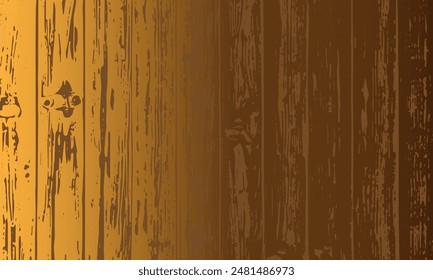 Colorful gradient grunge background. Vector background, banner, wallpaper, cover. Wood panel boards