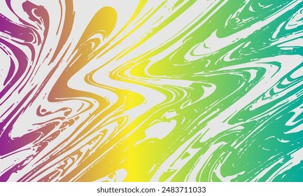 Colorful gradient grunge background. Vector background, banner, wallpaper, cover. Marble surface